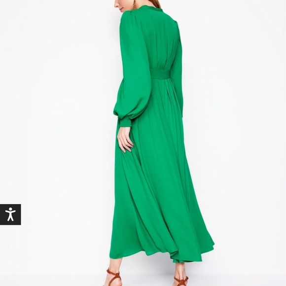 Boden Pleat Detail Blouson Dress - Size 14R - Picture 3 of 8